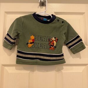 Vintage Winnie the Pooh & Tigger Baby Sweater 6-9 Months | Disney Bear Wear